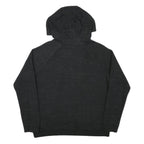 NIKE Mens Black Hoodie M Cotton Blend Pullover Casual Logo Sweatshirt