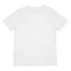 CARHARTT Womens White Yellow Logo Graphic T-Shirt S Short Sleeve Crew Neck