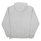 CARHARTT Mens Grey Hoodie L Full Zip Cotton Blend Casual Sweatshirt