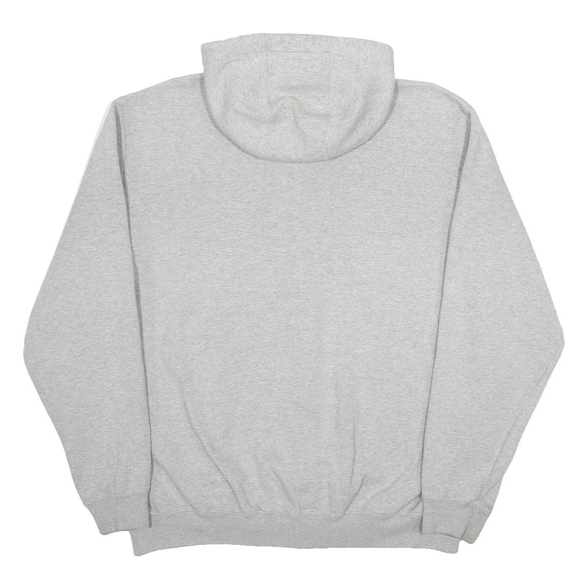 CARHARTT Mens Grey Hoodie L Full Zip Cotton Blend Casual Sweatshirt