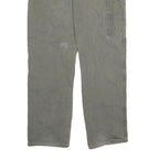 DICKIES Mens Regular Fit Green Denim W35 L32 Workwear Zip Closure Jeans