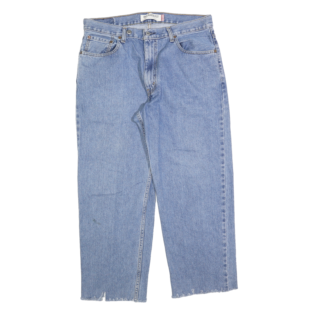 LEVI'S 550 Straight Mens Jeans Blue Relaxed Straight Denim Medium W35 L27 Casual