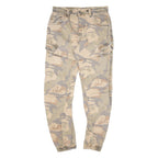 FSBN Cargo Camo Womens Trousers Green Regular Tapered W31 L29