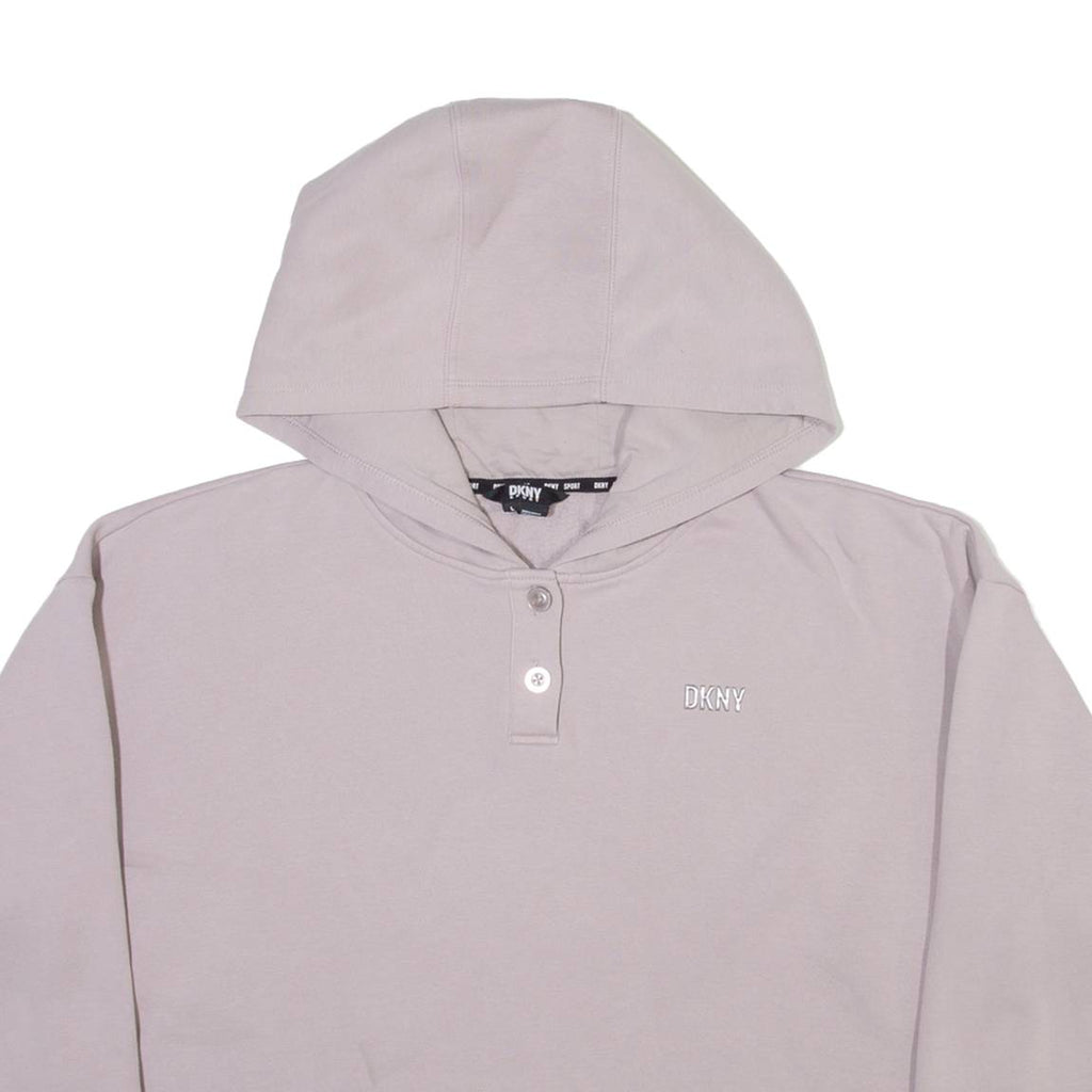 DKNY Womens Purple Hoodie L