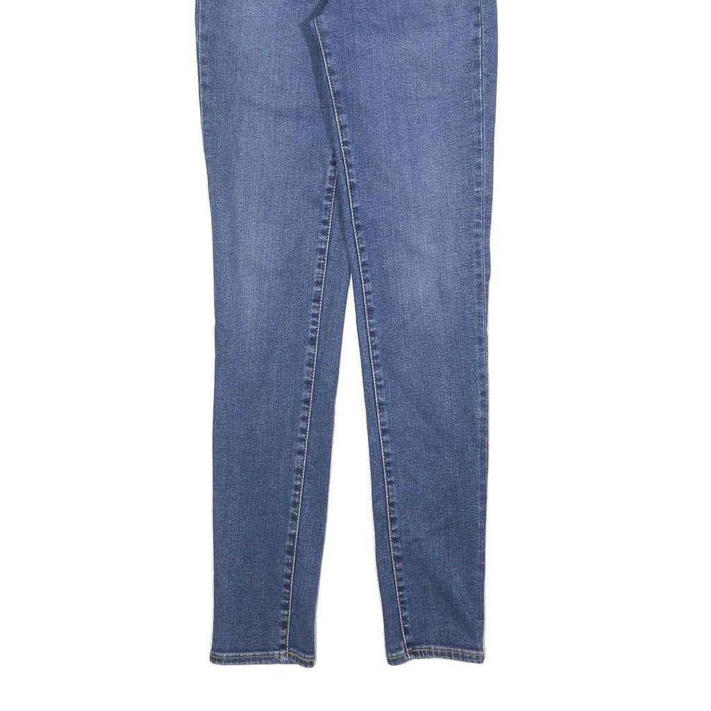 LEVI'S 721 Womens Jeans Blue Slim Skinny Denim Medium W26 L30 Stretch Zip