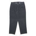 DICKIES Mens Relaxed Black Cotton Blend Trousers W36 L32 Workwear Straight Fit