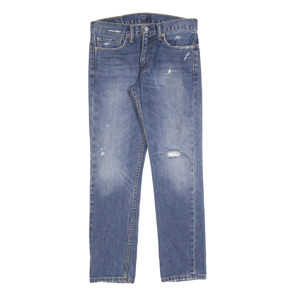LEVI'S 511 Slim Mens Jeans Blue Slim Straight Denim Medium W32 L32 Casual Wear