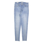 LEVI'S Womens Jeans Blue Slim Skinny Denim Light W30 L29 Stylish Zip Closure