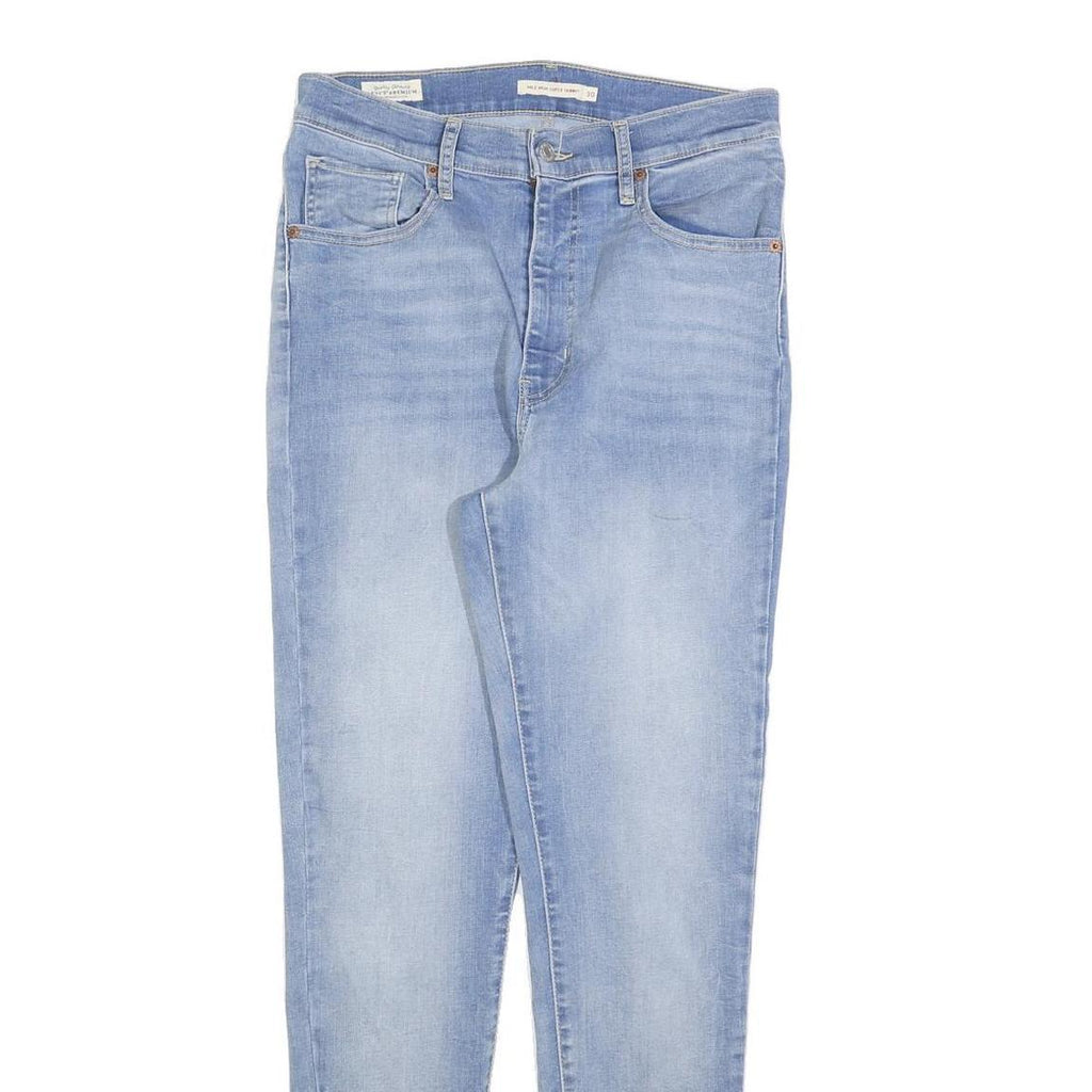 LEVI'S Womens Jeans Blue Slim Skinny Denim Light W30 L29 Stylish Zip Closure