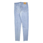 LEVI'S Womens Jeans Blue Slim Skinny Denim Light W30 L29 Stylish Zip Closure