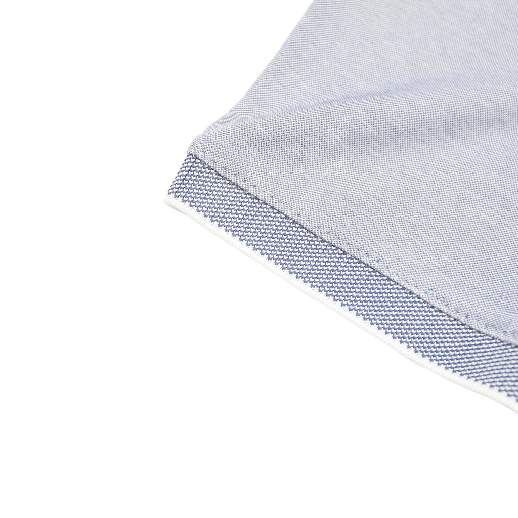 BOSS HUGO BOSS Mens Blue Short Sleeve Plain Polo Shirt L Cotton Casual