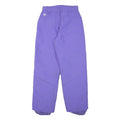 Purple Womens Relaxed Fit Straight Leg Trousers W26 L28 Casual Polyester Blend