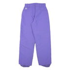 Purple Womens Relaxed Fit Straight Leg Trousers W26 L28 Casual Polyester Blend