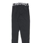 NIKE Womens Joggers Black S W24 L27 Slim Tapered Nike Pro Logo Stretch
