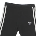 ADIDAS Womens Black Casual Shorts UK 6 W28 Cotton Blend Sportswear
