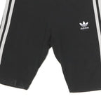 ADIDAS Womens Black Casual Shorts UK 6 W28 Cotton Blend Sportswear