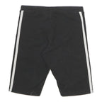 ADIDAS Womens Black Casual Shorts UK 6 W28 Cotton Blend Sportswear