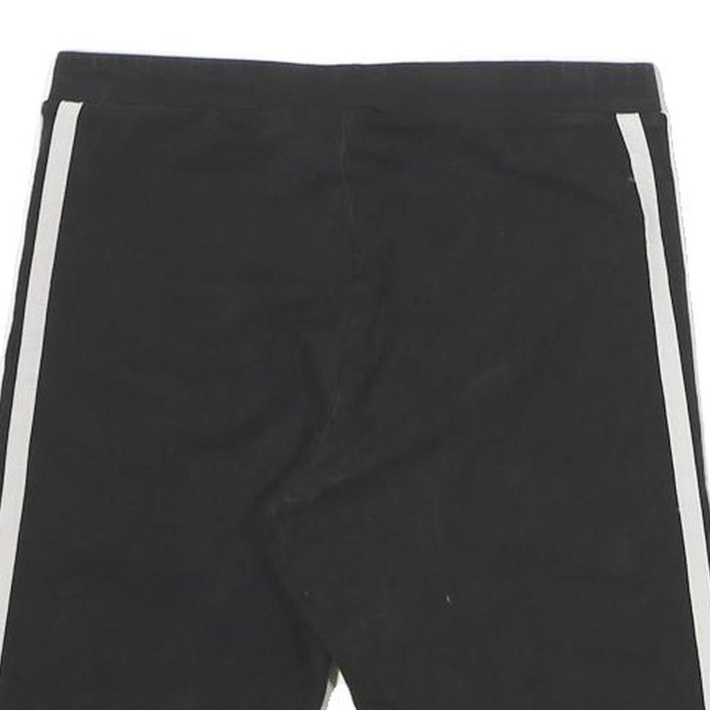 ADIDAS Womens Black Casual Shorts UK 6 W28 Cotton Blend Sportswear