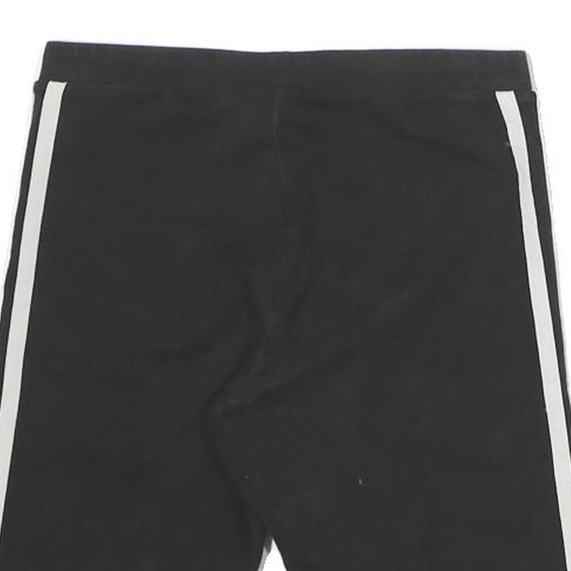 ADIDAS Womens Black Casual Shorts UK 6 W28 Cotton Blend Sportswear