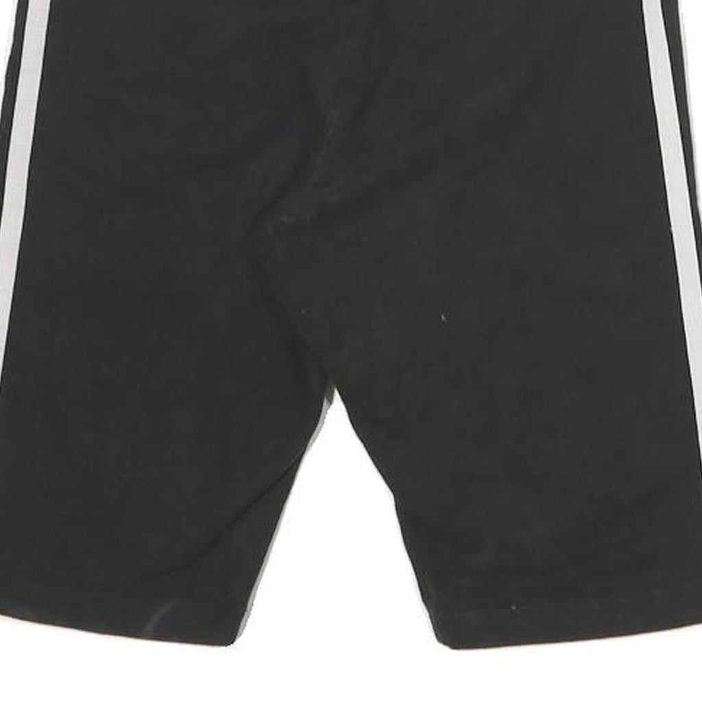 ADIDAS Womens Black Casual Shorts UK 6 W28 Cotton Blend Sportswear