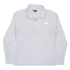 THE NORTH FACE Mens White Plain Pullover Crew Neck Basic Knit Jumper S Casual