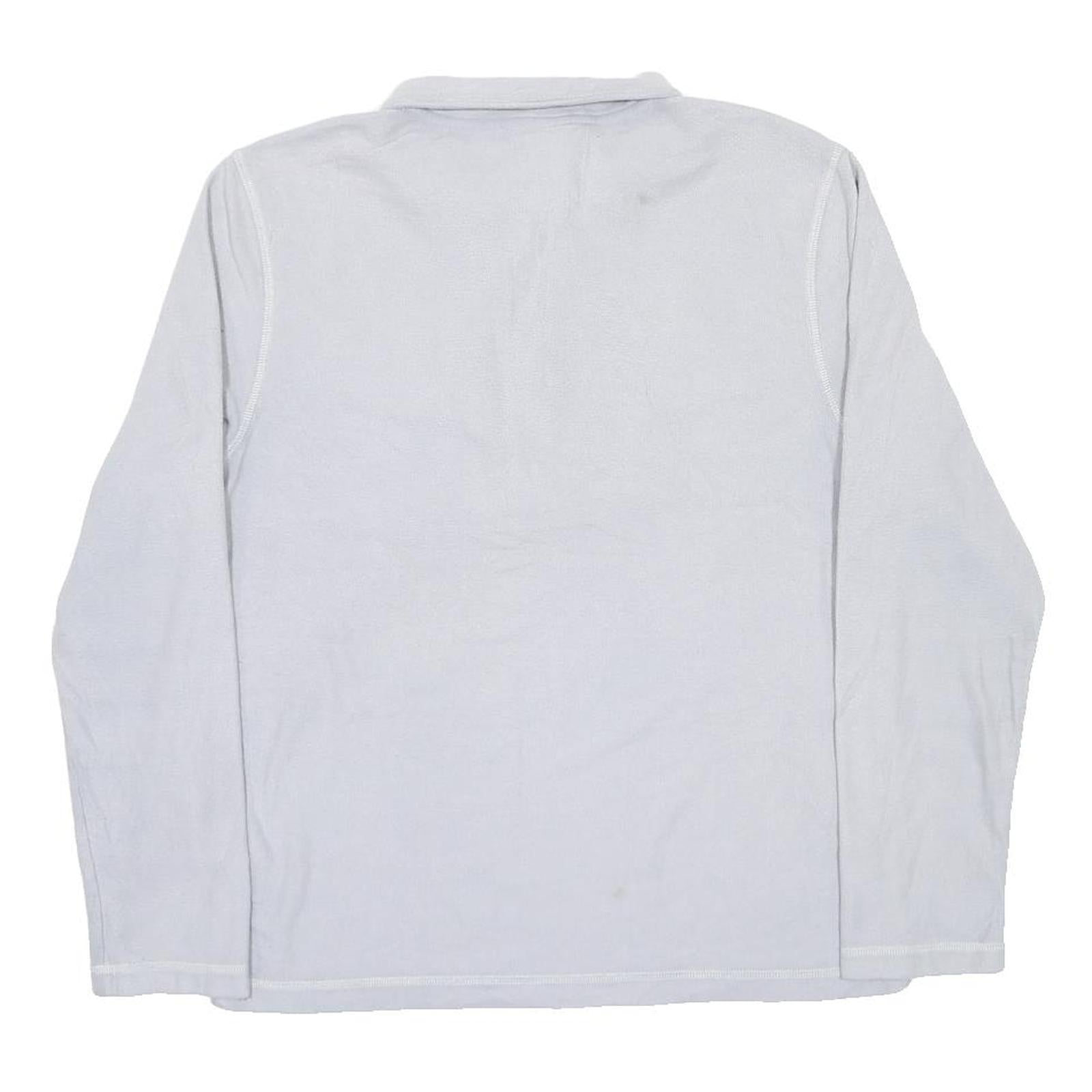 THE NORTH FACE Mens White Plain Pullover Crew Neck Basic Knit Jumper S Casual