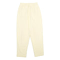 CR-4709 Womens Cotton Cream Classic Trousers W26 L30 Zip Closure Casual