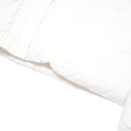 BENCH Womens White Jacket XL Polyester Blend Puffer Hooded Zip Closure