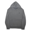 FRED PERRY Mens Grey Hoodie XL Cotton Blend Pullover Casual Hooded Sweatshirt