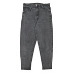 LEVI'S Womens Relaxed Black Denim Jeans W31 L25 Classic Cotton Blend Zip