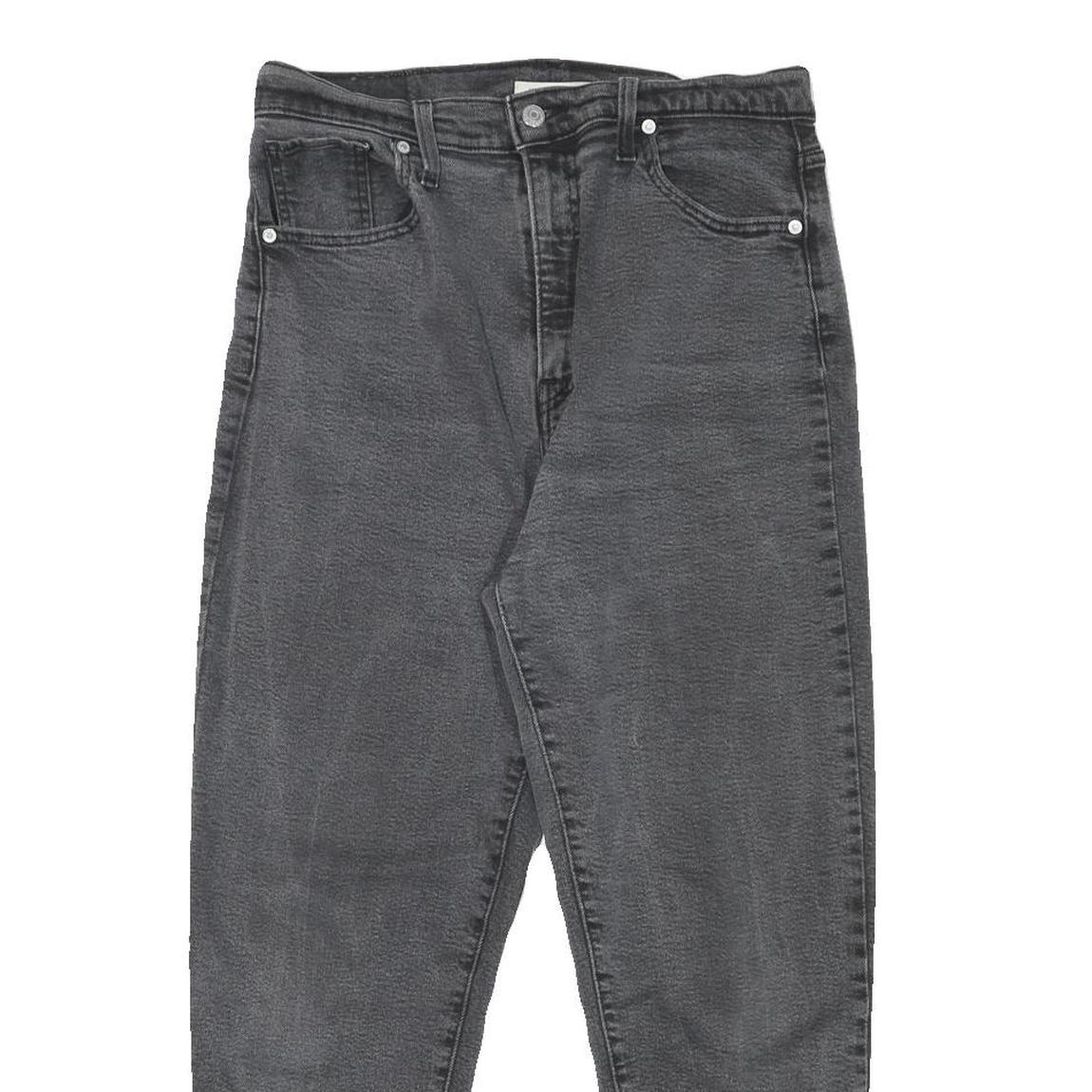 LEVI'S Womens Relaxed Black Denim Jeans W31 L25 Classic Cotton Blend Zip