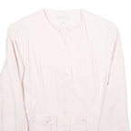 J. BRAUN Womens Cream Button Jacket UK 8 Viscose Blend Classic Tailored