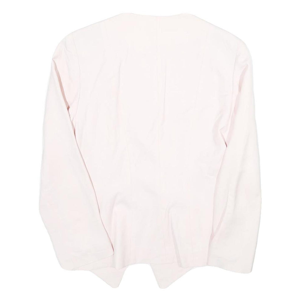 J. BRAUN Womens Cream Button Jacket UK 8 Viscose Blend Classic Tailored