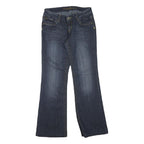 Womens Regular Fit Blue Denim Jeans W32 L32 Zip Cotton Blend Classic Stylish