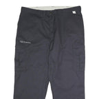 DICKIES Mens Polyester Blend Navy Regular Fit Straight Leg Trousers W44 L31