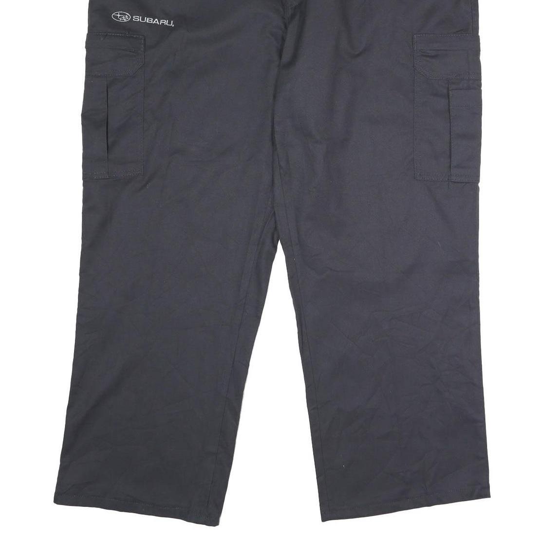 DICKIES Mens Polyester Blend Navy Regular Fit Straight Leg Trousers W44 L31