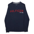 TOMMY HILFIGER Womens Navy Hilfiger Est 1985 Crew Neck XS Sweatshirt Casual