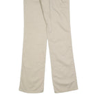 DICKIES Womens Cotton Blend Beige Regular Fit Straight Trousers W28 L32 Workwear
