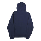 RUSSELL ATHLETIC Mens Navy Blue Pullover Hoodie S Cotton Logo Graphic