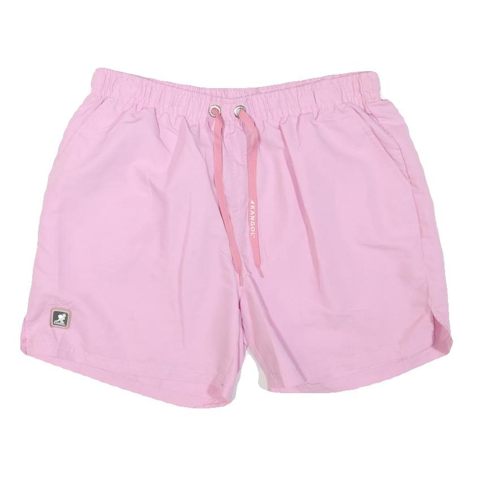 KANGOL Mens Shorts Pink Casual M W34 Lightweight Drawstring Pockets