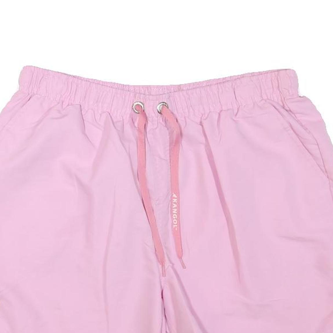 KANGOL Mens Shorts Pink Casual M W34 Lightweight Drawstring Pockets