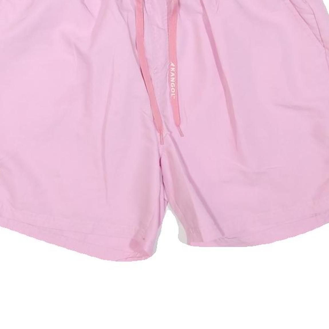KANGOL Mens Shorts Pink Casual M W34 Lightweight Drawstring Pockets