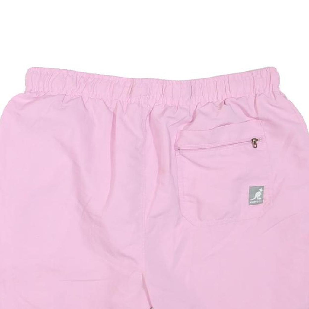 KANGOL Mens Shorts Pink Casual M W34 Lightweight Drawstring Pockets