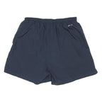 NIKE Mens Shorts Navy Blue & White Casual S W25 Polyester Blend Dri-FIT