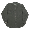 FIELD & STREAM Mens Grey Cotton Blend Shirt M Button Pocket Casual Outdoor