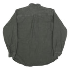 FIELD & STREAM Mens Grey Cotton Blend Shirt M Button Pocket Casual Outdoor