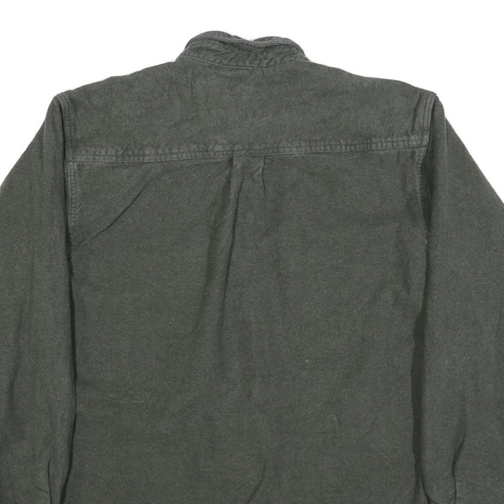 FIELD & STREAM Mens Grey Cotton Blend Shirt M Button Pocket Casual Outdoor