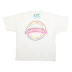 Mens White Carlos'n Charlie's Graphic T-Shirt L Short Sleeve Crew Neck Cotton