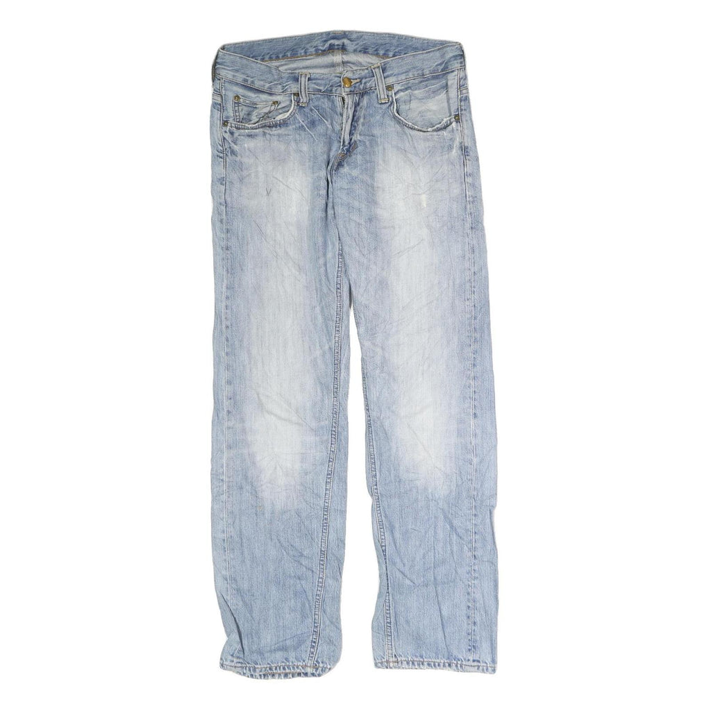 CARHARTT Mens Jeans Blue Regular Straight Denim Light W32 L30 Casual Workwear