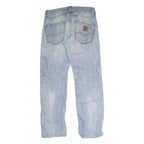 CARHARTT Mens Jeans Blue Regular Straight Denim Light W32 L30 Casual Workwear